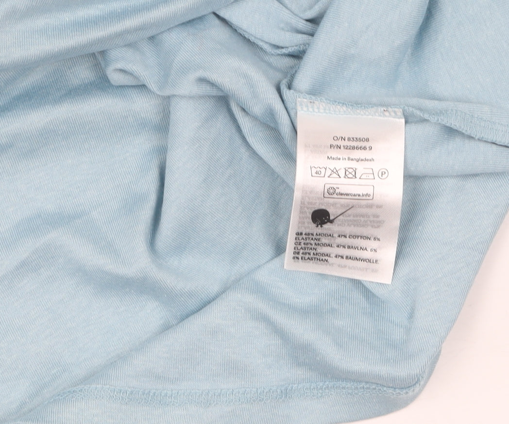 Womens UK Size M Monki Blue Pullover Jumper