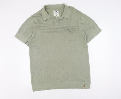 Joules Men's Green Short Sleeve Polo Shirt XL