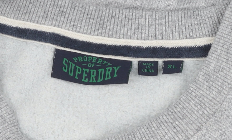 Superdry Grey Women's XL Pullover Sweatshirt