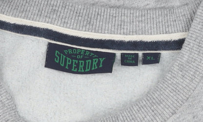 Superdry Grey Women's XL Pullover Sweatshirt