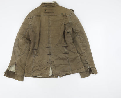 Womens UK Size 12 NEXT Brown Military Jacket