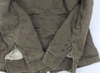 Womens UK Size 12 NEXT Brown Military Jacket