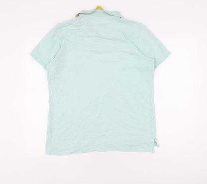 Tommy Hilfiger Men’s Blue Slim Fit Polo, Size L