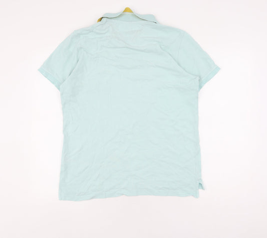 Tommy Hilfiger Men’s Blue Slim Fit Polo, Size L