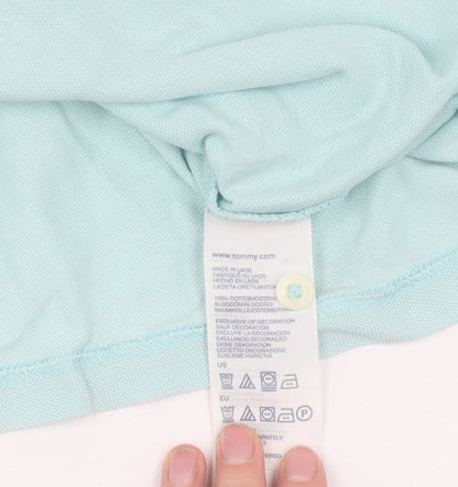 Tommy Hilfiger Men’s Blue Slim Fit Polo, Size L