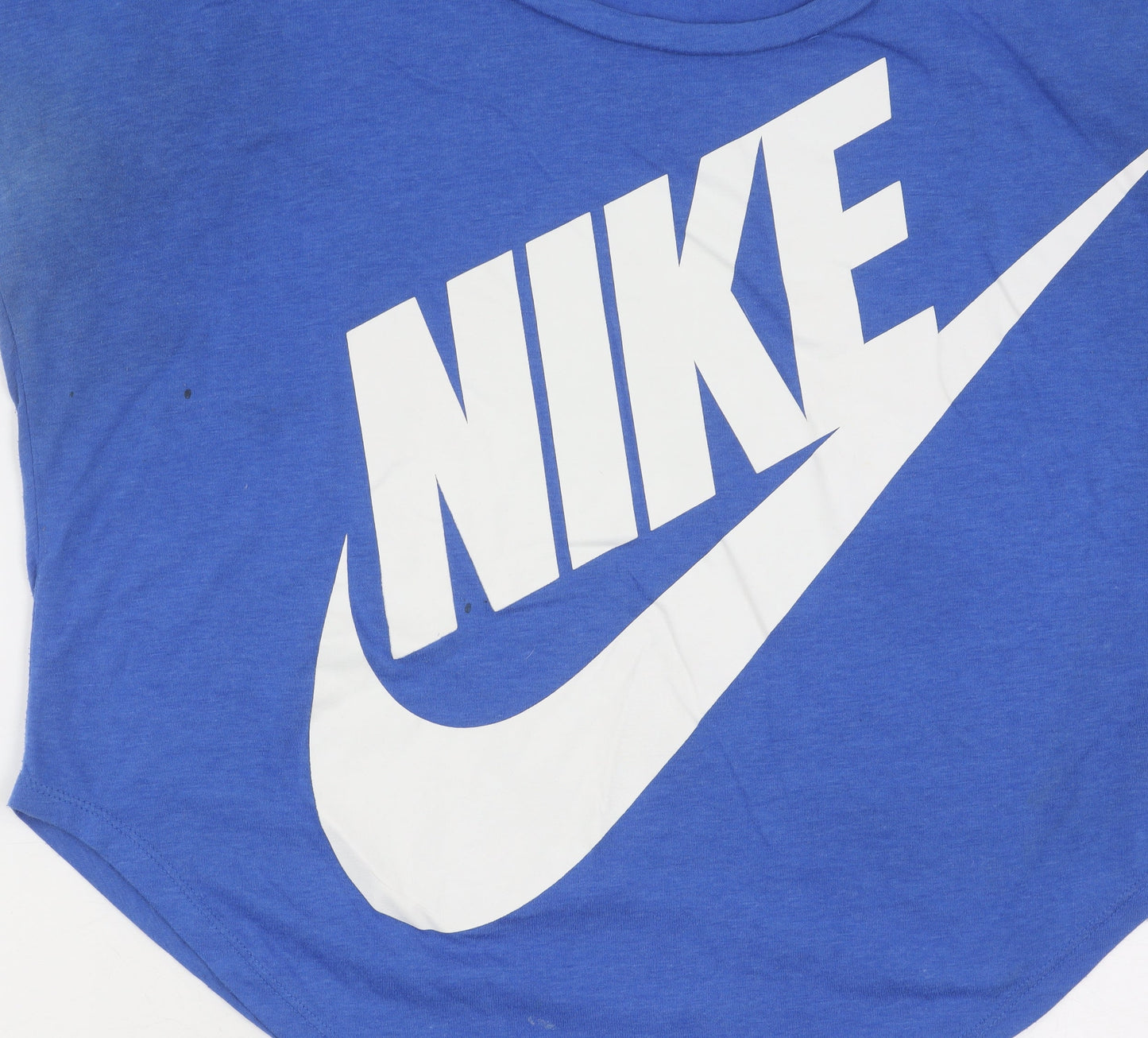Unisex Adults UK Size S Nike Blue  T-Shirt