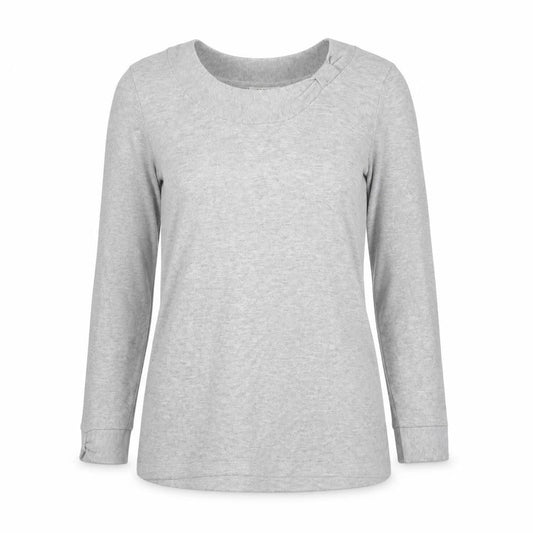 Womens UK Size XS Precis Grey Basic T-Shirt