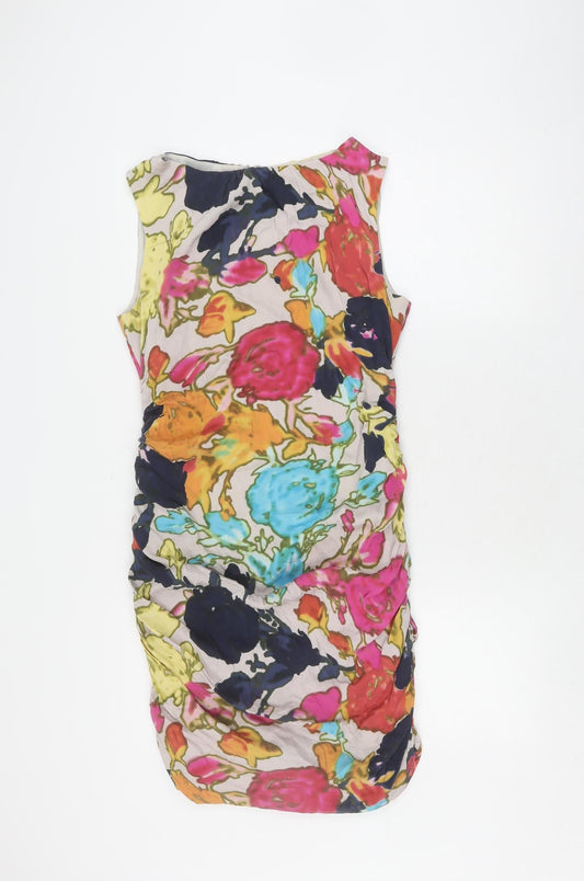 Coast Women's Multicoloured Floral Bodycon Dress, Size 14
