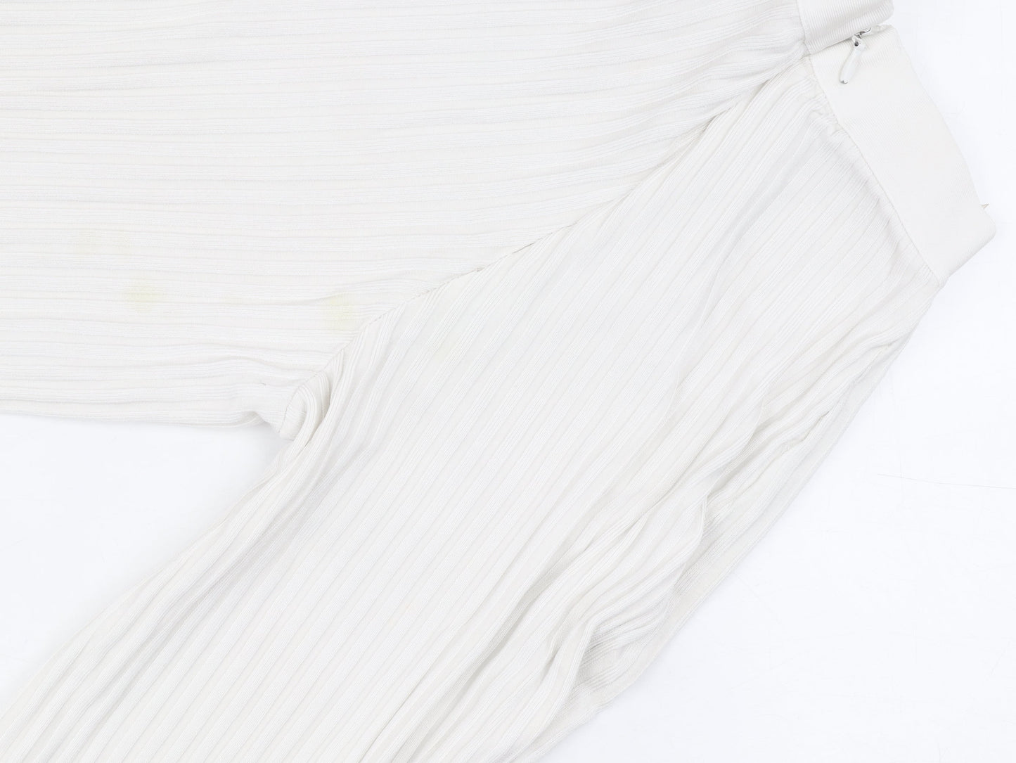 House of London Ivory Wide-Leg Trousers XS