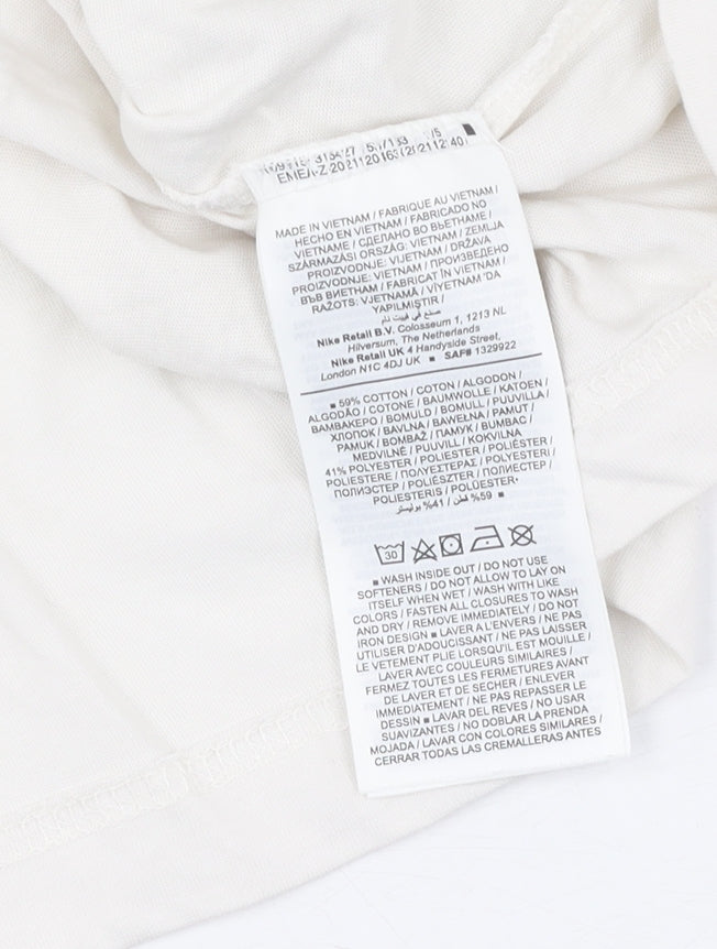 Nike Men's White Graphic Print T-Shirt Size L