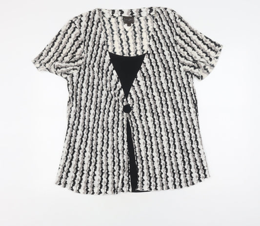 Ann Harvey Women's Multicoloured Blouse Size 12