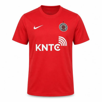 Mens UK Size S Nike Red FootballGym & Training T-Shirt