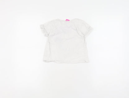 Disney Girls White Minnie Mouse T-Shirt 5-6 Years