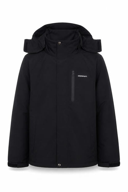 Mens UK Size S Donnay Black Parka Coat