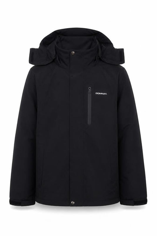 Mens UK Size S Donnay Black Parka Coat