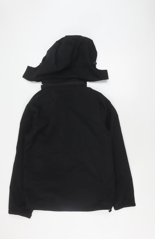 Mens UK Size S Donnay Black Parka Coat