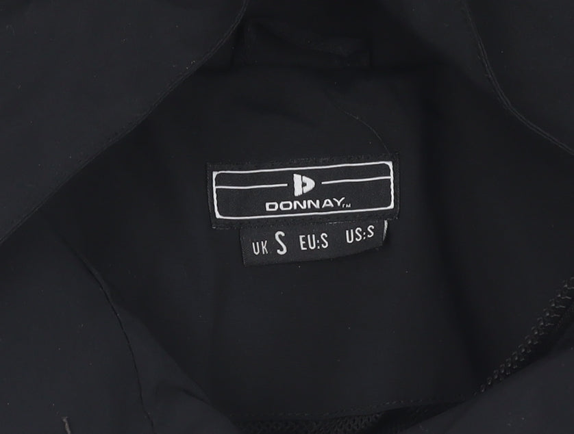 Mens UK Size S Donnay Black Parka Coat