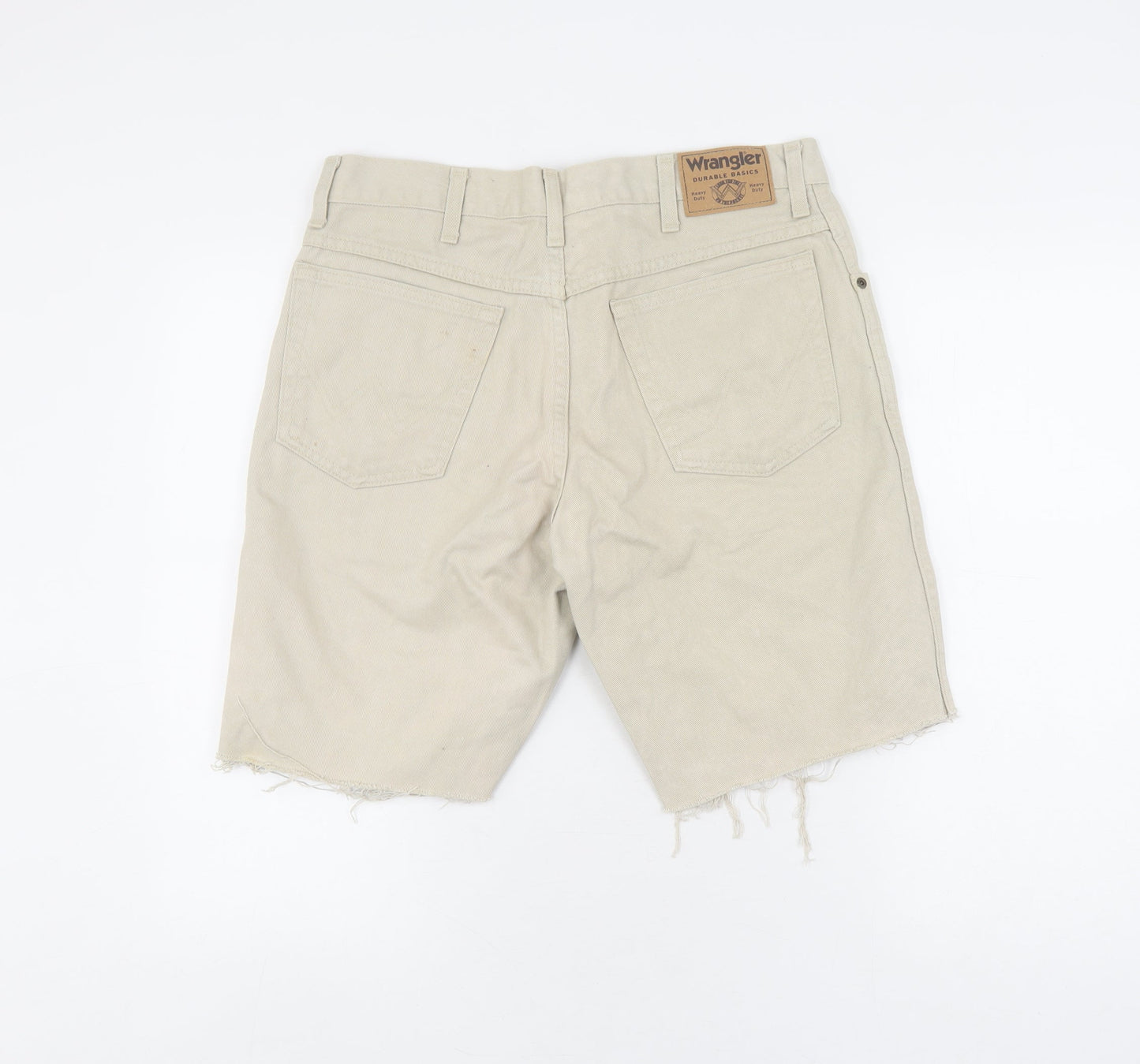 Wrangler Men's Beige Cargo Shorts, Size 34, Regular Fit