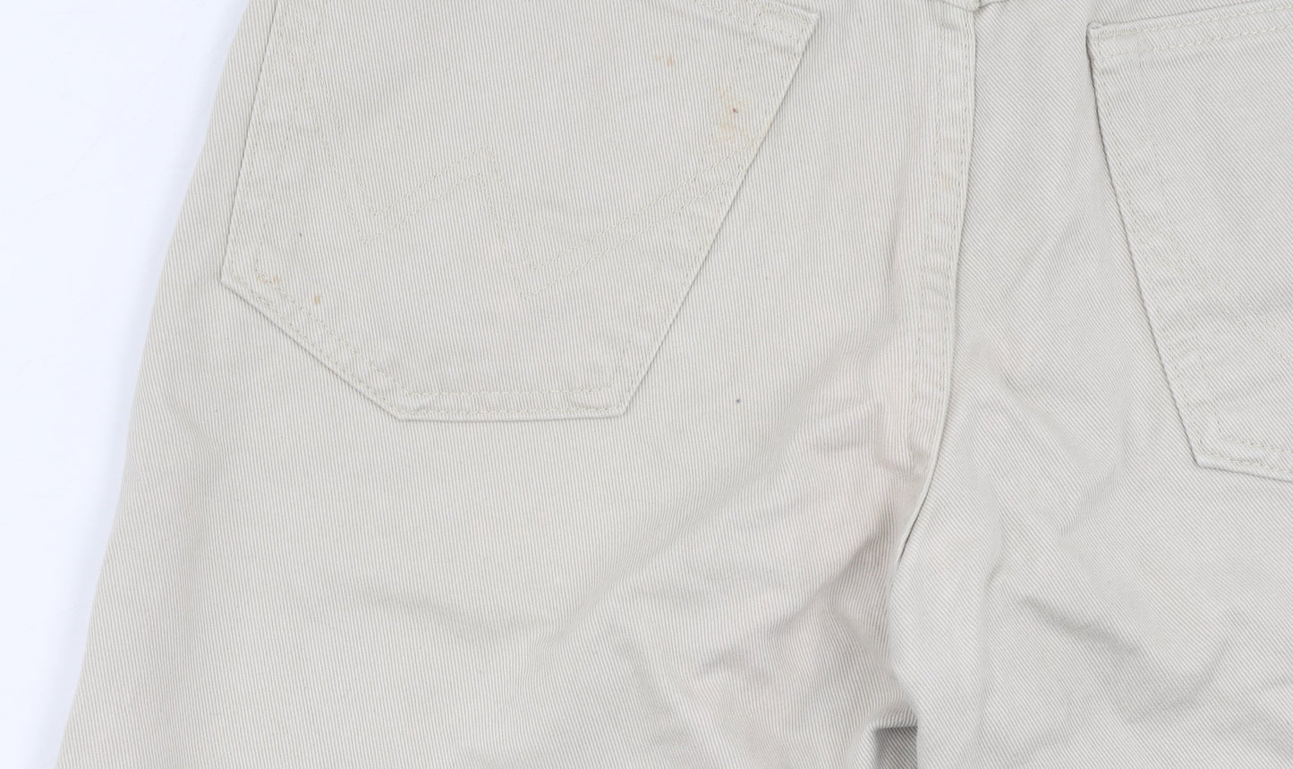 Wrangler Men's Beige Cargo Shorts, Size 34, Regular Fit