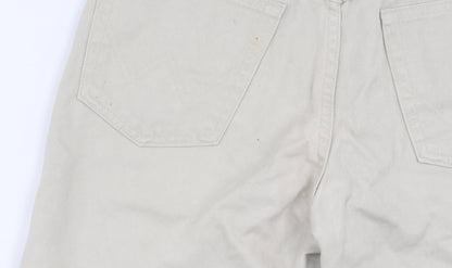 Wrangler Men's Beige Cargo Shorts, Size 34, Regular Fit