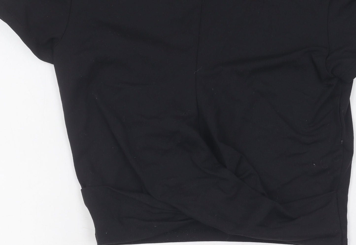 MP Women's Black Slim Fit T-Shirt, Size S, Gym Wear