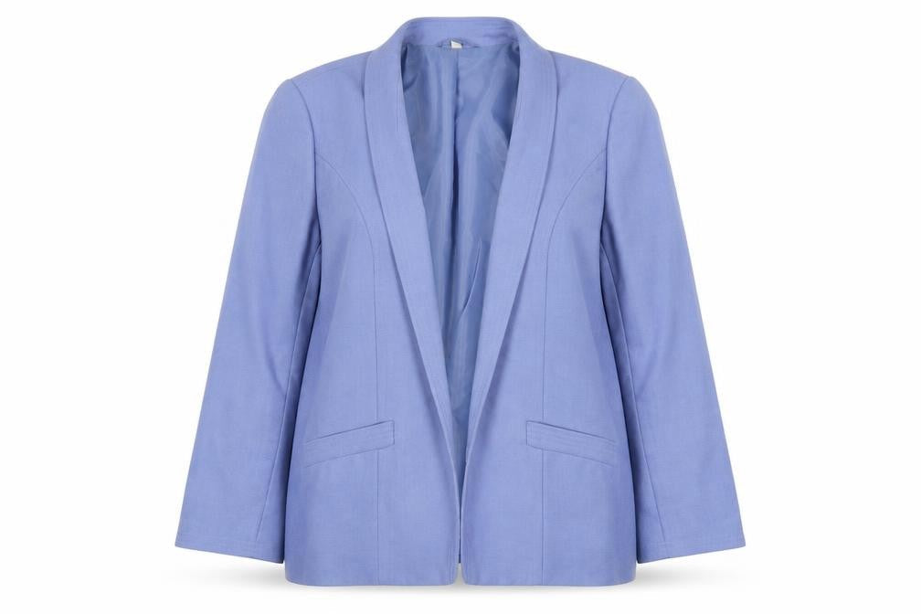 Womens UK Size 16 Unknown Regular Blue Suit Jacket
