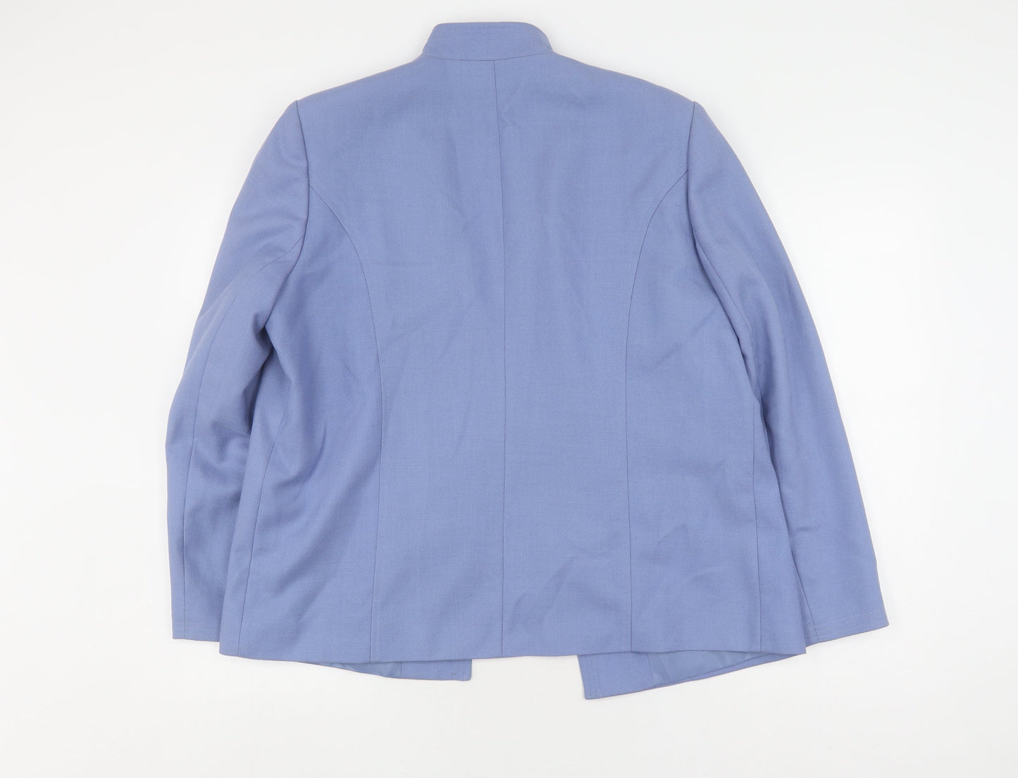 Womens UK Size 16 Unknown Regular Blue Suit Jacket