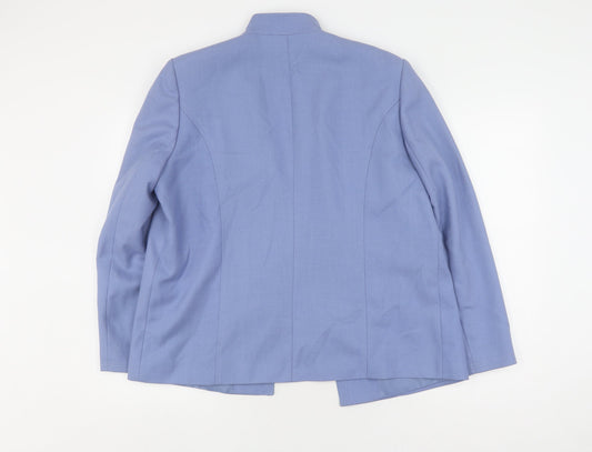 Womens UK Size 16 Unknown Regular Blue Suit Jacket