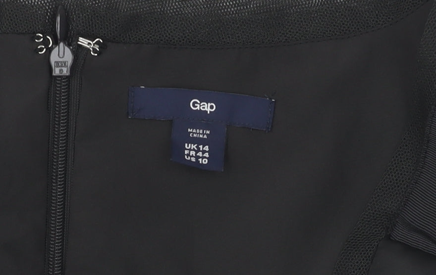 Gap Women's Black Shift Dress - Size 14