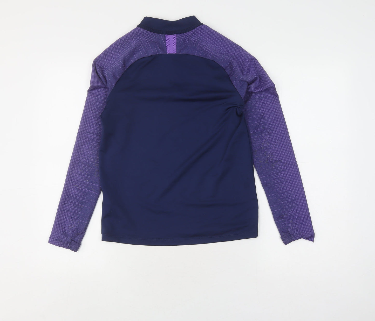 Nike Men's Purple Polo, L, 1/4 Zip, Football Training