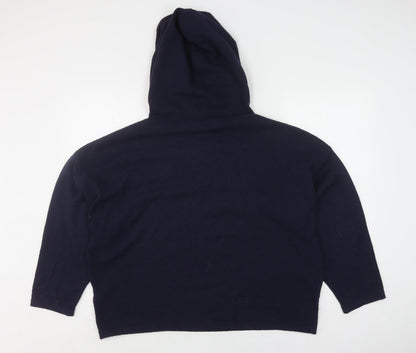 Womens UK Size 18 Jack Wills Blue Pullover Hoodie