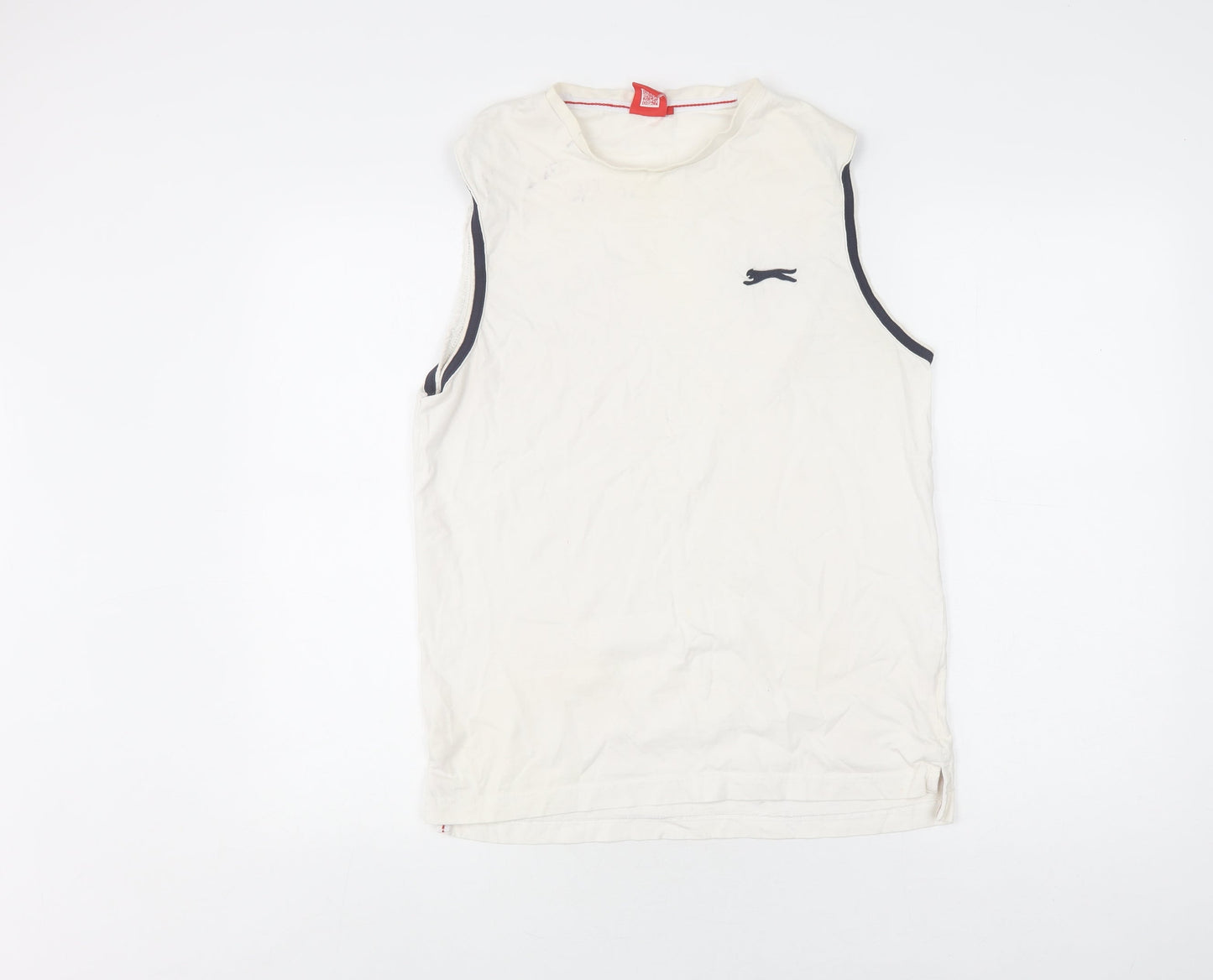 Slazenger Men's Ivory Tank Top M Gym & Training Sportswear