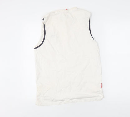 Slazenger Men's Ivory Tank Top M Gym & Training Sportswear