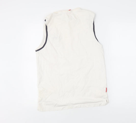Slazenger Men's Ivory Tank Top M Gym & Training Sportswear