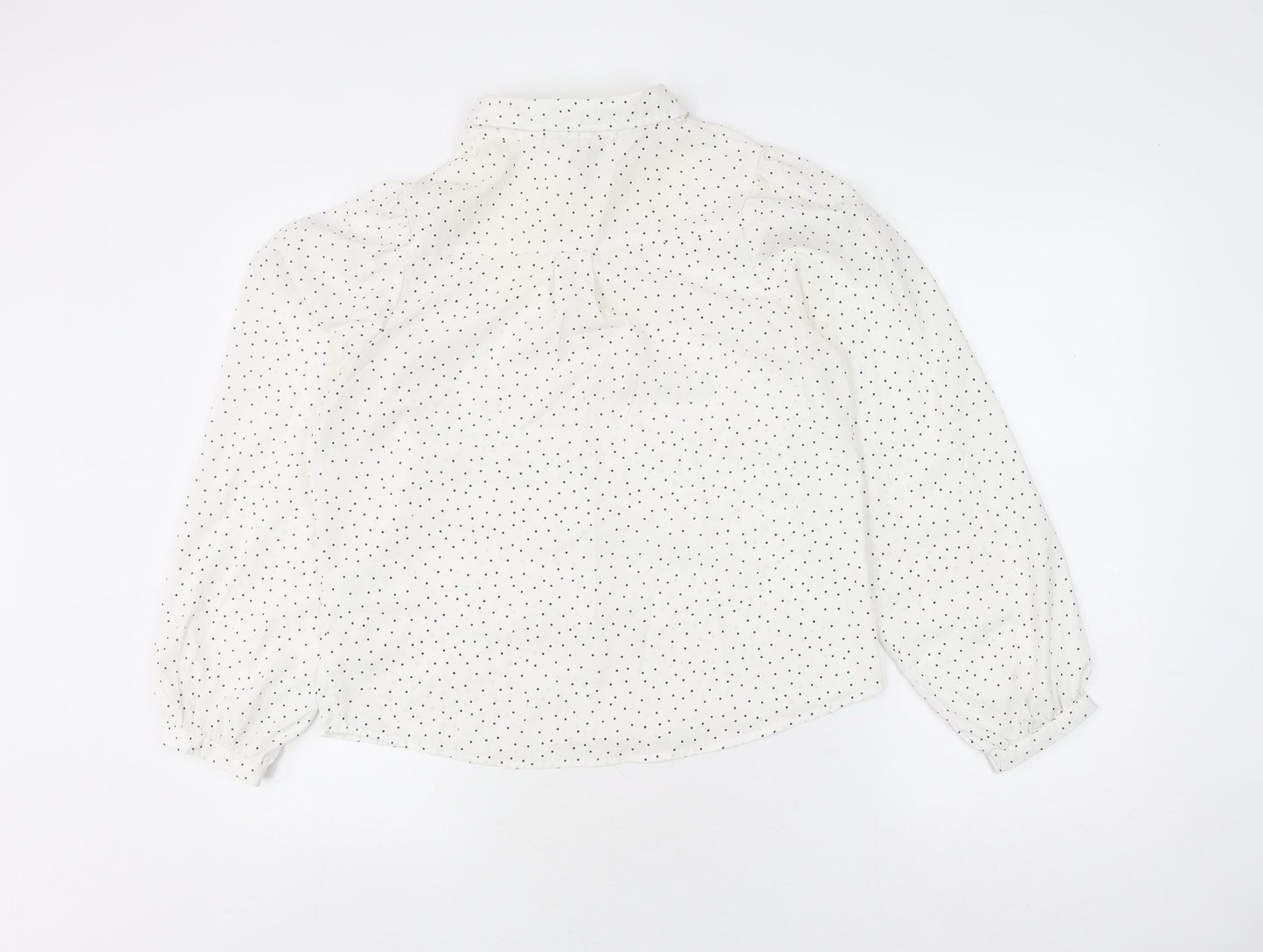 Womens UK Size S Brave Soul White Basic Button-Up