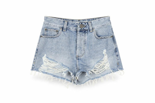 ASOS Women's Blue Cut-Off Denim Shorts Size 6