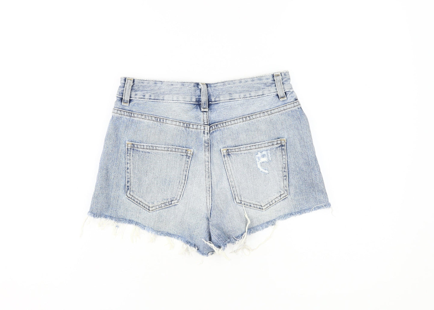 ASOS Women's Blue Cut-Off Denim Shorts Size 6