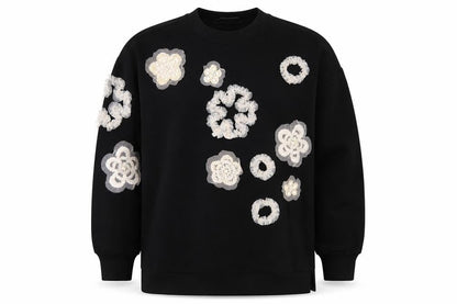 Womens UK Size S French Connection Black Pullover Sweatshirt