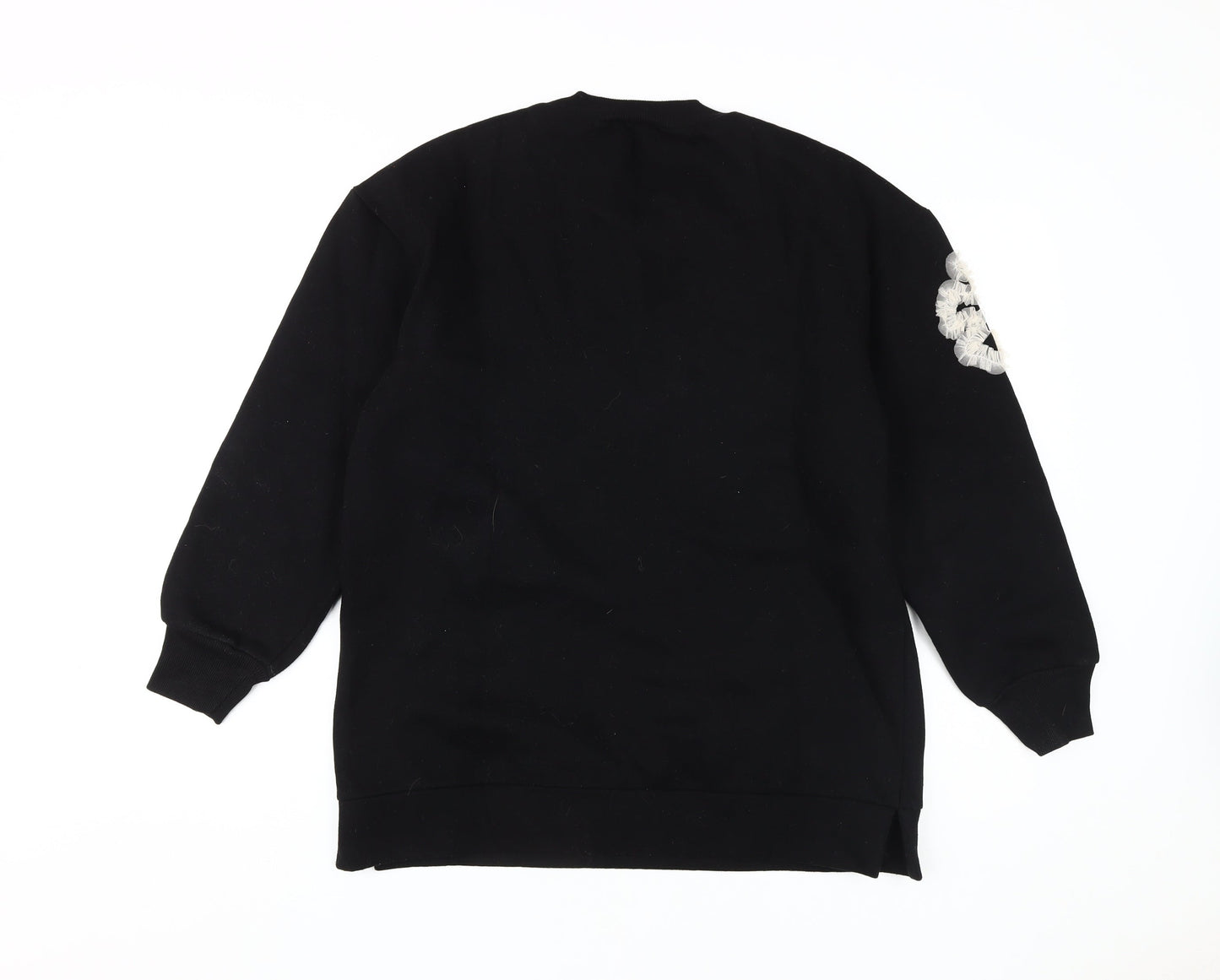 Womens UK Size S French Connection Black Pullover Sweatshirt