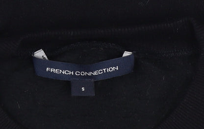 Womens UK Size S French Connection Black Pullover Sweatshirt