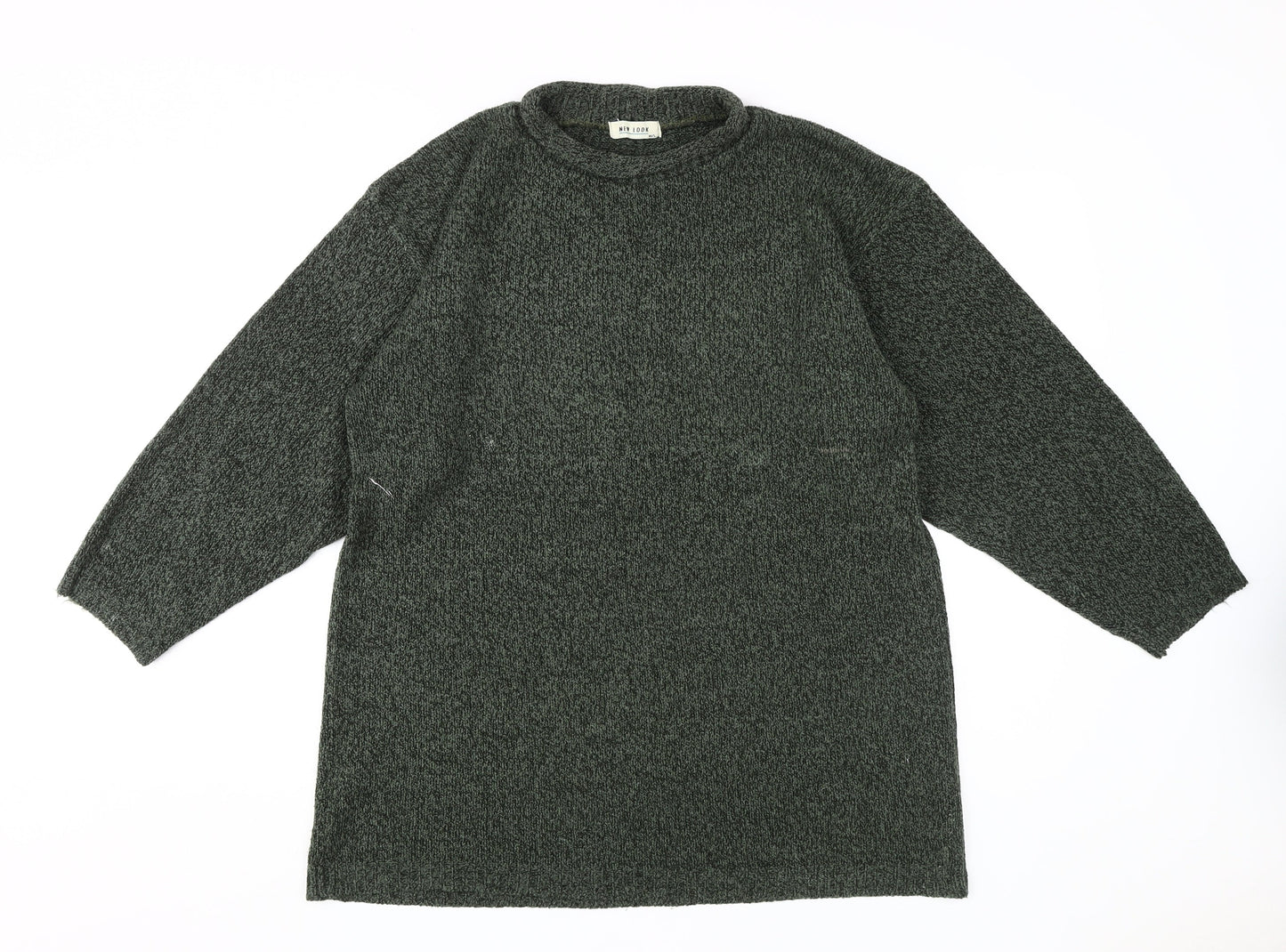 Womens UK Size M/L New Look Grey Pullover Jumper