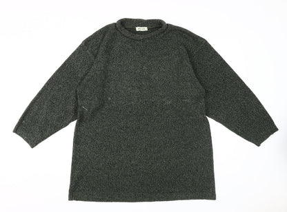 Womens UK Size M/L New Look Grey Pullover Jumper