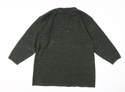 Womens UK Size M/L New Look Grey Pullover Jumper