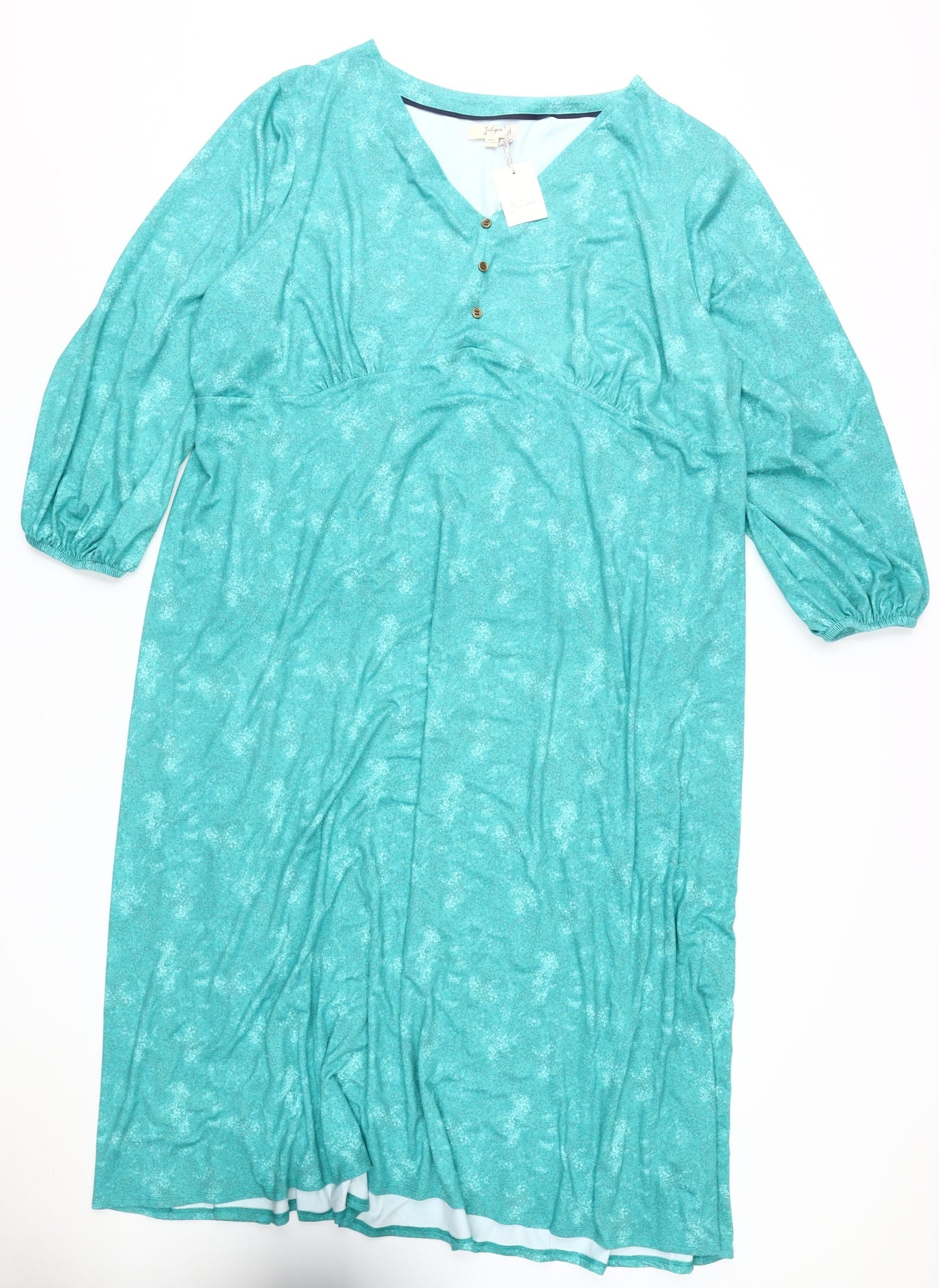 Julipa Women's Plus Green Blouson Dress Size 28