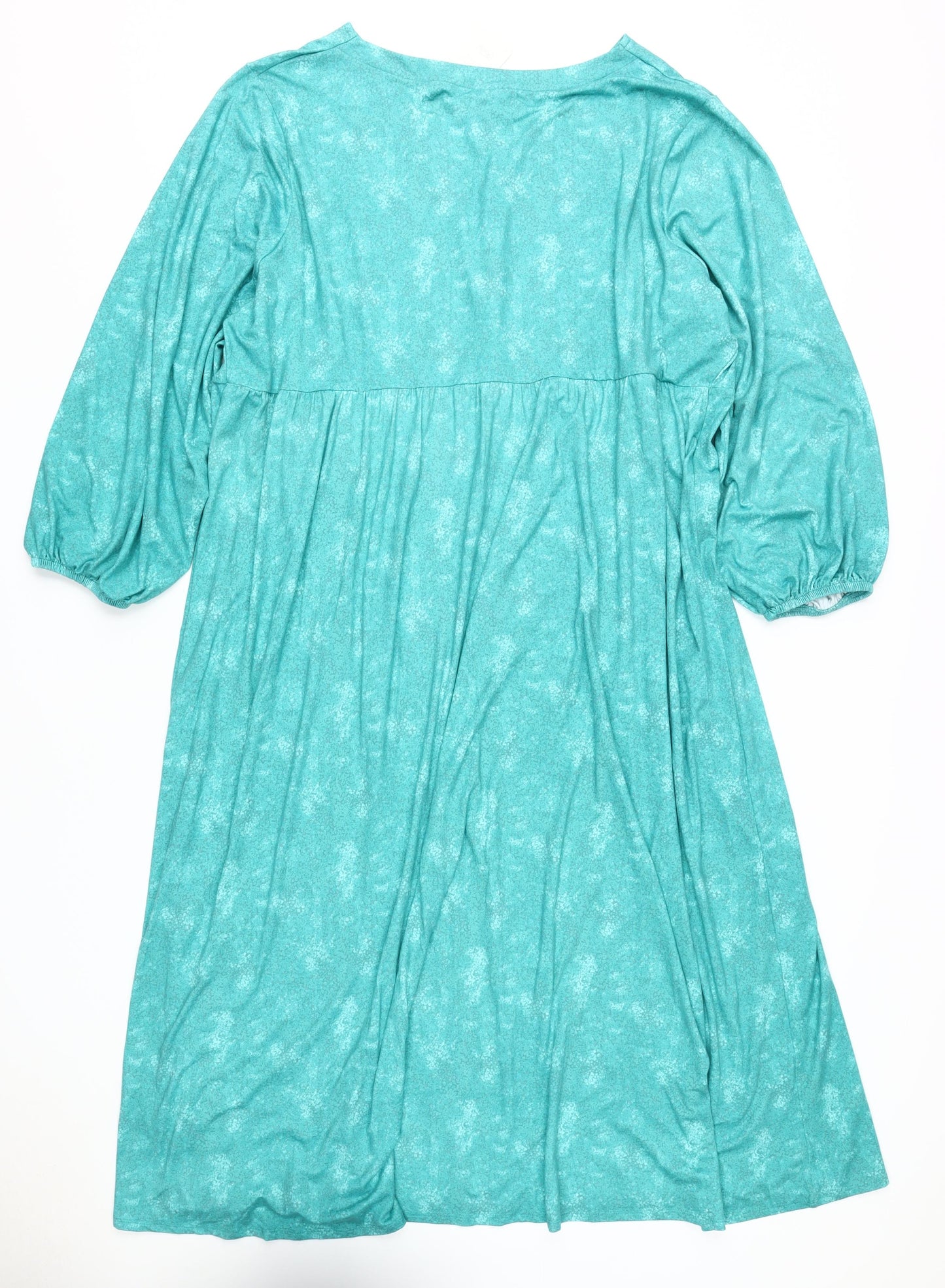 Julipa Women's Plus Green Blouson Dress Size 28