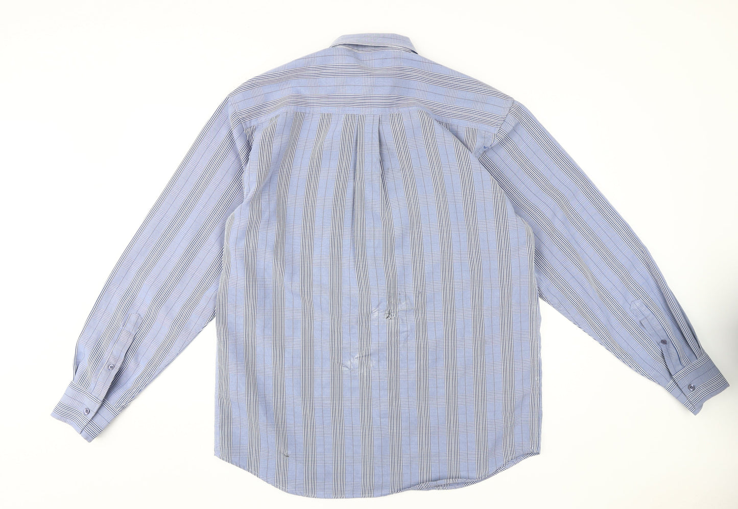 Mens UK Collar Size L Petroleum Smart Blue  Dress Shirt