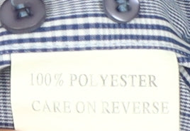 Mens UK Collar Size L Petroleum Smart Blue  Dress Shirt