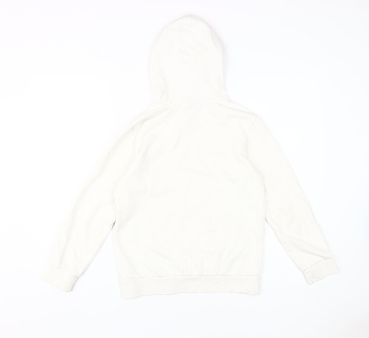 Champion Girls White Pullover Hoodie, Logo, 11-12 Years