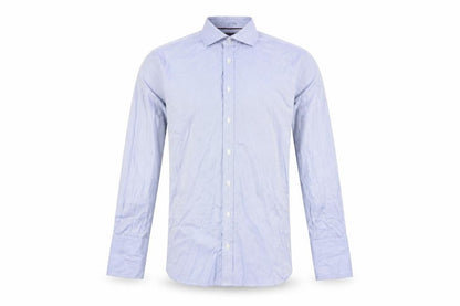Mens UK Collar Size 15 Marks and Spencer Smart Blue  Dress Shirt
