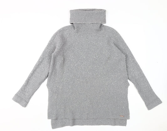 Womens UK Size S Sweaty Betty Grey Pullover Jumper